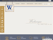 Tablet Screenshot of ci.watauga.tx.us